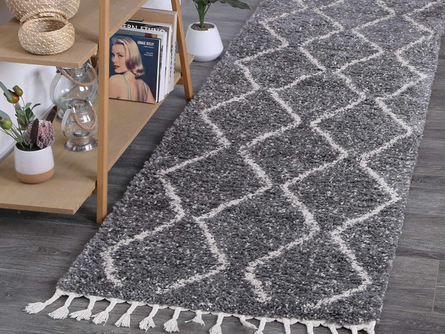 Kasbah Levi Fleck Tribal Grey Rug