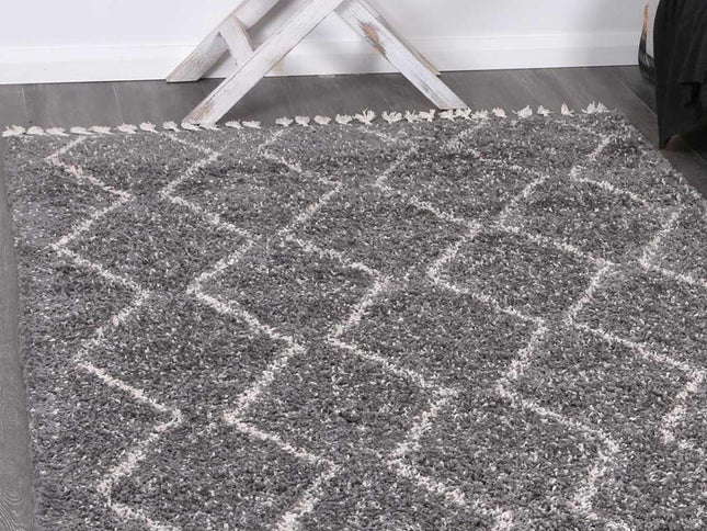 Kasbah Levi Fleck Tribal Grey Rug