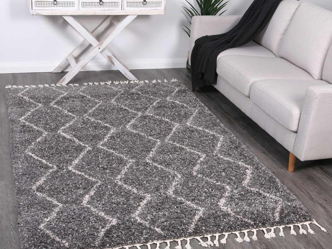 Kasbah Levi Fleck Tribal Grey Rug