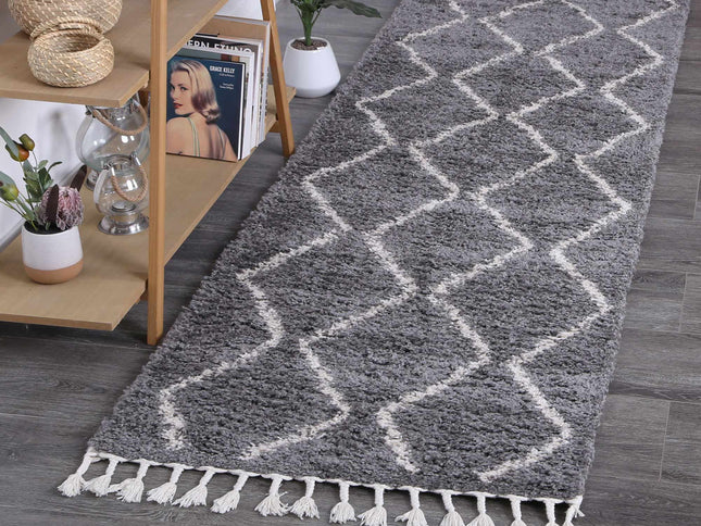 Kasbah Levi Tribal Grey Rug