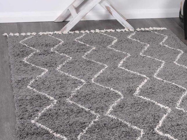 Kasbah Levi Tribal Grey Rug