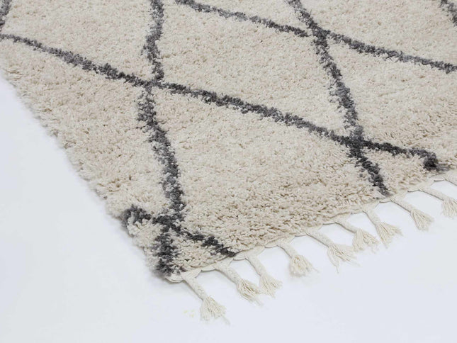 Kasbah Clara Diamond Tribal Cream Rug