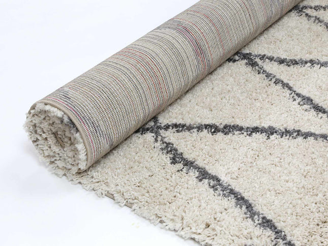 Kasbah Clara Diamond Tribal Cream Rug