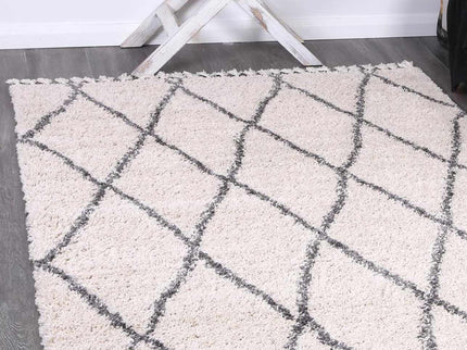 Kasbah Clara Diamond Tribal Cream Rug