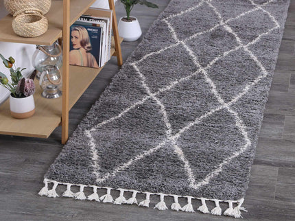 Kasbah Clara Diamond Tribal Grey Rug