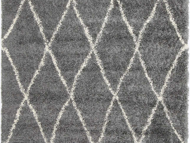Kasbah Clara Diamond Tribal Grey Rug