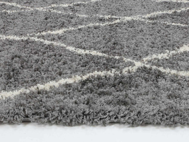 Kasbah Clara Diamond Tribal Grey Rug