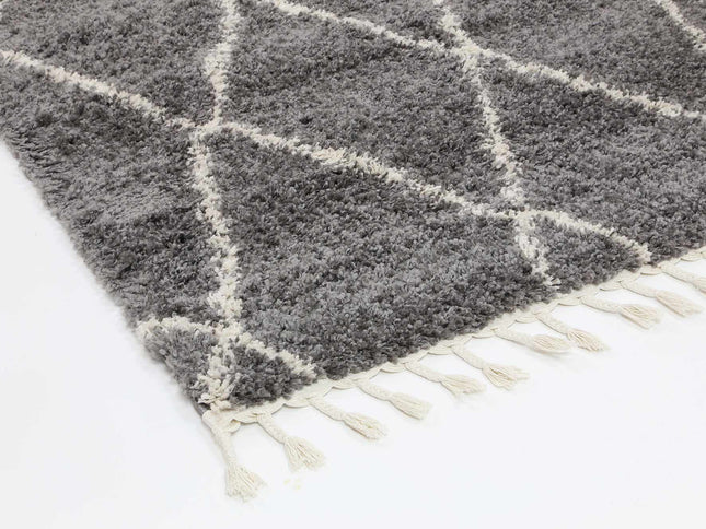 Kasbah Clara Diamond Tribal Grey Rug
