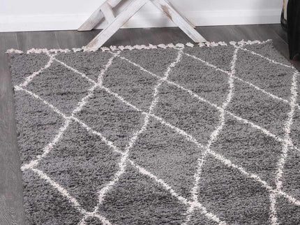 Kasbah Clara Diamond Tribal Grey Rug