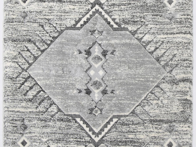 Kaza Tribal Tek Cream Grey Rug
