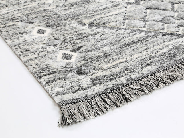 Kaza Tribal Tek Cream Grey Rug