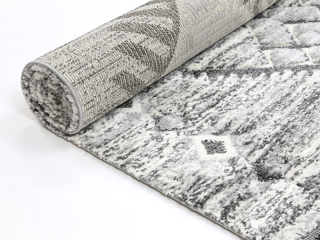 Kaza Tribal Tek Cream Grey Rug