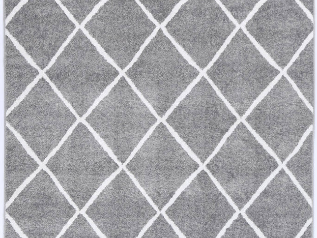 Kimberley Trellis Grey Contemporary Rug