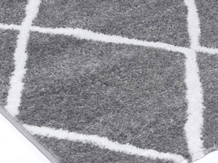 Kimberley Trellis Grey Contemporary Rug