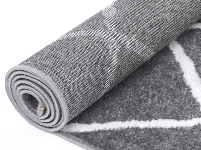 Kimberley Trellis Grey Contemporary Rug