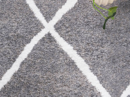 Kimberley Trellis Grey Contemporary Rug