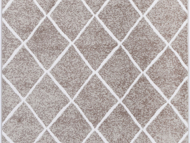 Kimberley Trellis Mocha Contemporary Rug