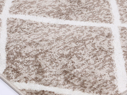 Kimberley Trellis Mocha Contemporary Rug