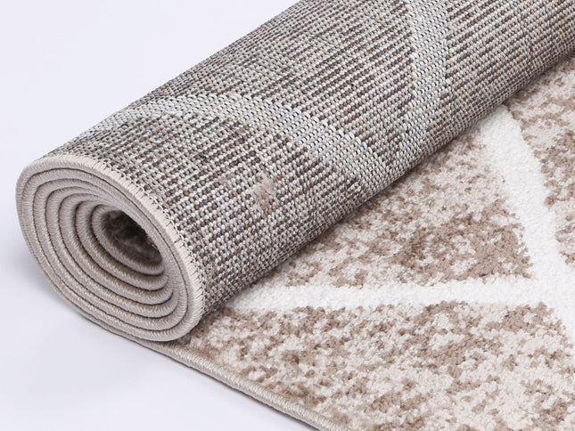 Kimberley Trellis Mocha Contemporary Rug