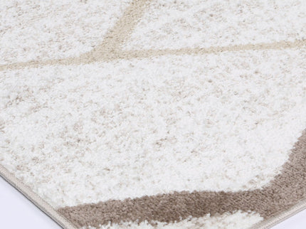 Kimberley Lattice Latte Contemporary Rug