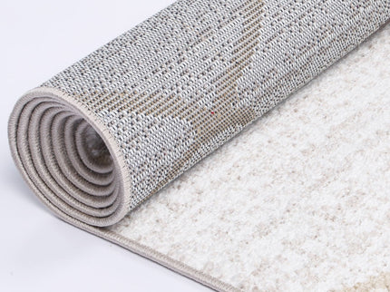 Kimberley Lattice Latte Contemporary Rug