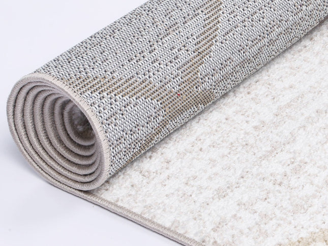 Kimberley Lattice Latte Contemporary Rug