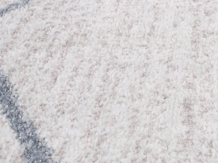 Kimberley Lattice Light Blue Contemporary Rug