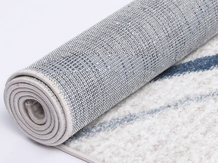 Kimberley Lattice Light Blue Contemporary Rug