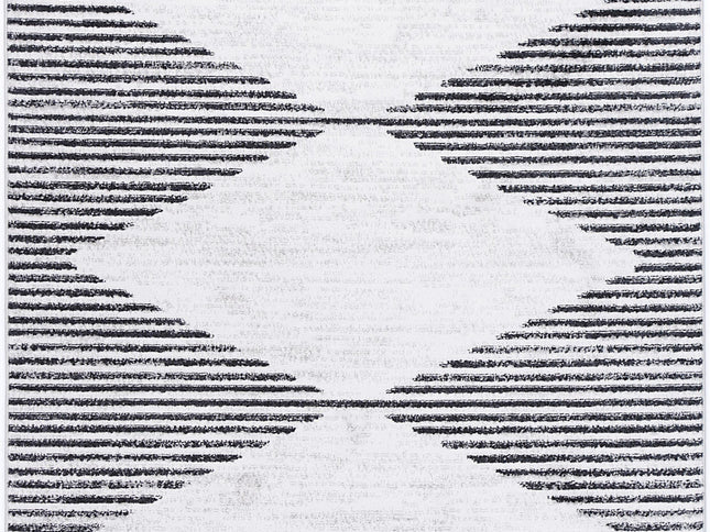 Kimberley Diamond Charcoal Contemporary Rug