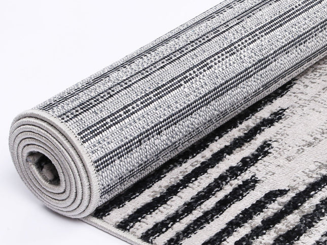 Kimberley Diamond Charcoal Contemporary Rug
