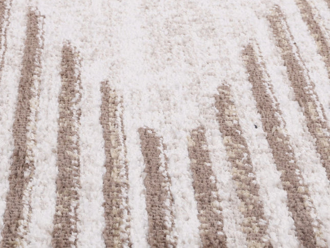 Kimberley Diamond Latte Contemporary Rug