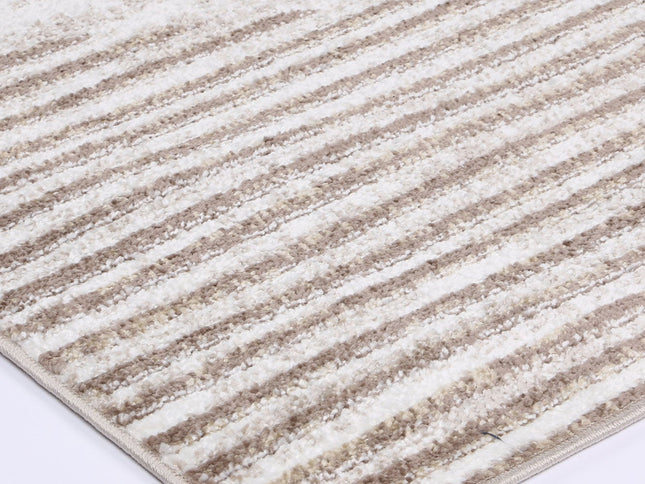 Kimberley Diamond Latte Contemporary Rug