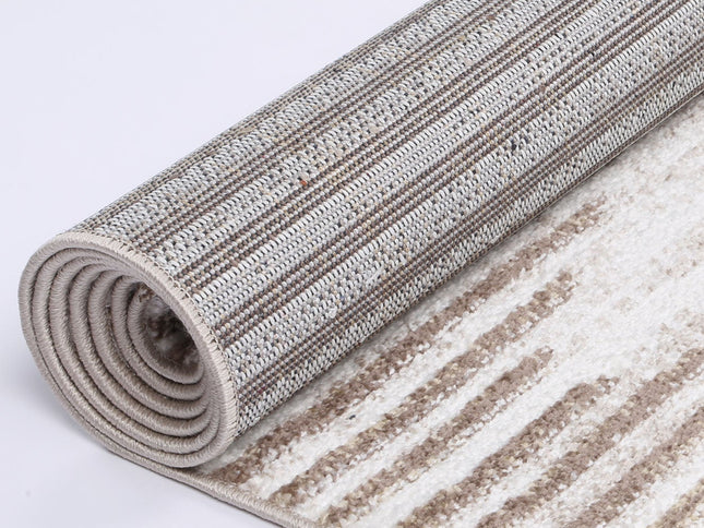 Kimberley Diamond Latte Contemporary Rug