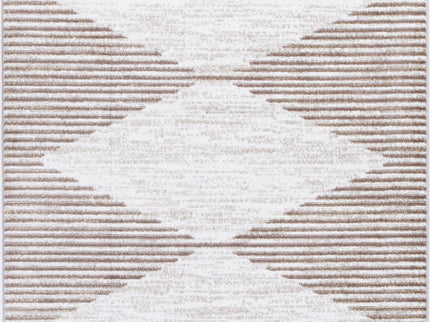 Kimberley Diamond Latte Contemporary Rug