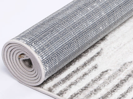 Kimberley Diamond Silver Contemporary Rug