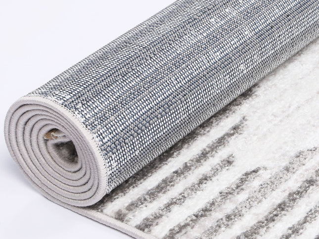 Kimberley Diamond Silver Contemporary Rug