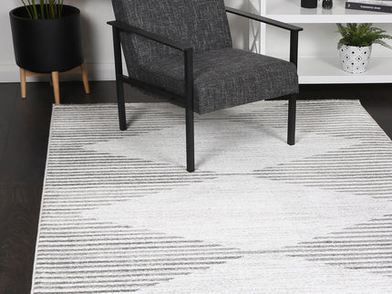 Kimberley Diamond Silver Contemporary Rug