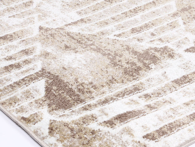 Kimberley Matrix Geometric Latte Rug
