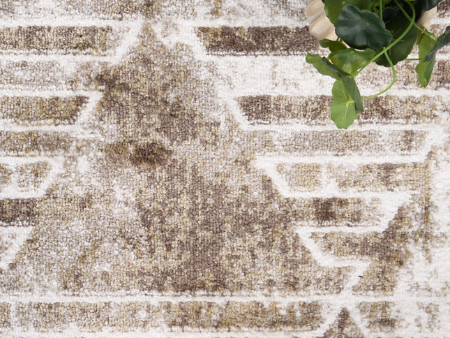 Kimberley Matrix Geometric Latte Rug