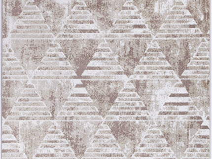 Kimberley Matrix Geometric Latte Rug