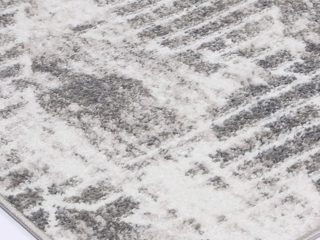 Kimberley Matrix Geometric Silver Rug
