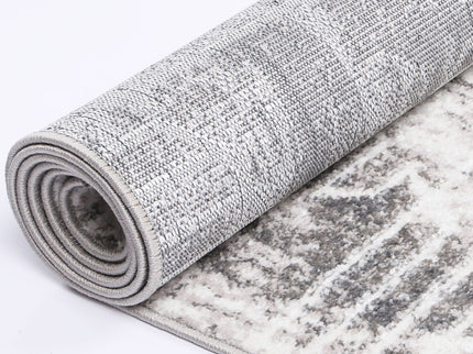 Kimberley Matrix Geometric Silver Rug