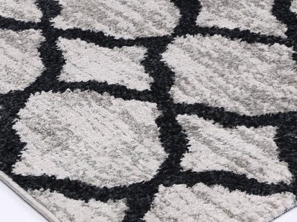 Kimberley Repeat Charcoal Contemporary Rug