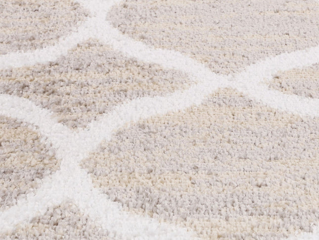 Kimberley Repeat Latte Contemporary Rug
