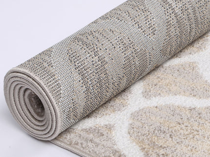 Kimberley Repeat Latte Contemporary Rug