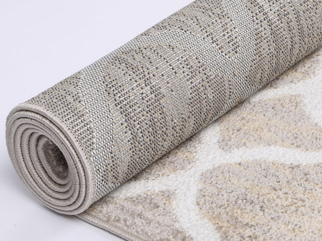 Kimberley Repeat Latte Contemporary Rug