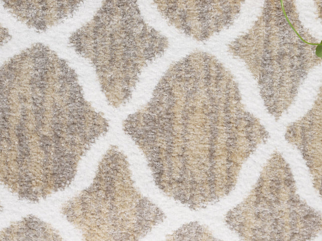 Kimberley Repeat Latte Contemporary Rug