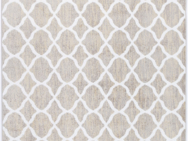 Kimberley Repeat Latte Contemporary Rug