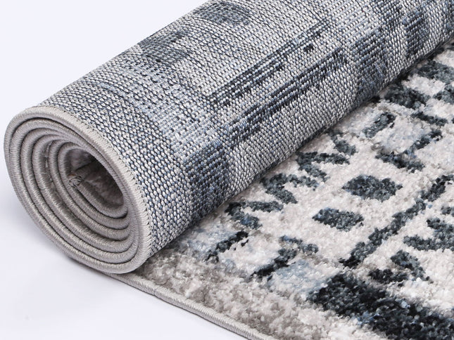 Kimberley Aztec Blue Contemporary Rug