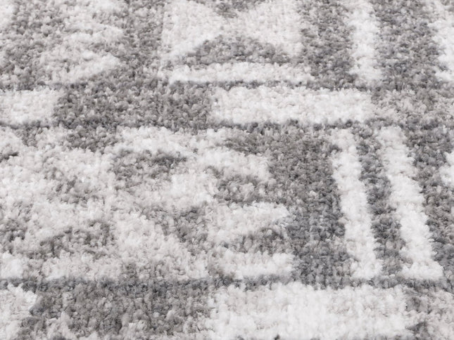 Kimberley Aztec Grey Contemporary Rug